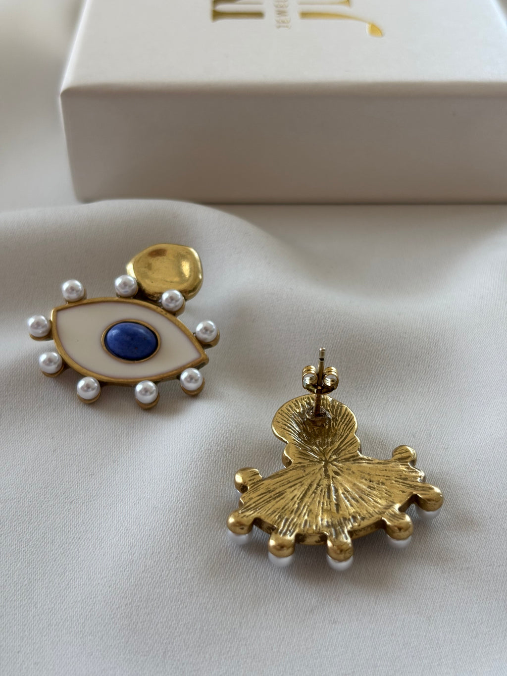Orecchini LUCKY EYE BIANCO