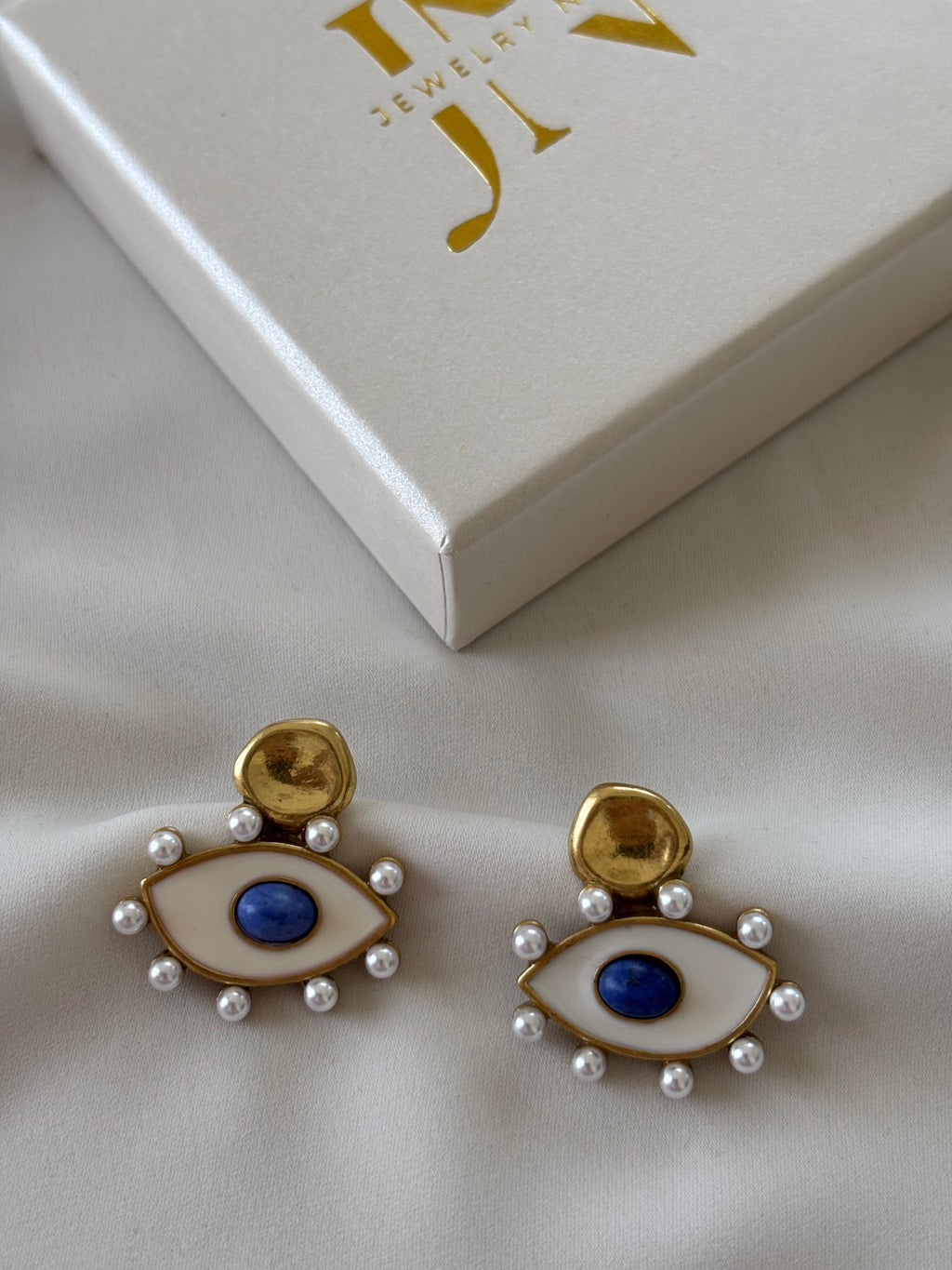 Orecchini LUCKY EYE BIANCO