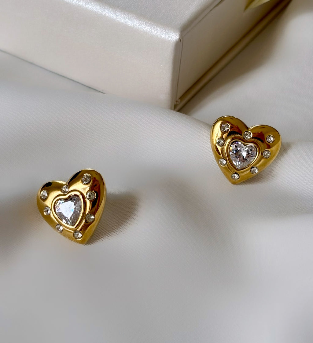 Orecchini CUORE SACRO GOLD