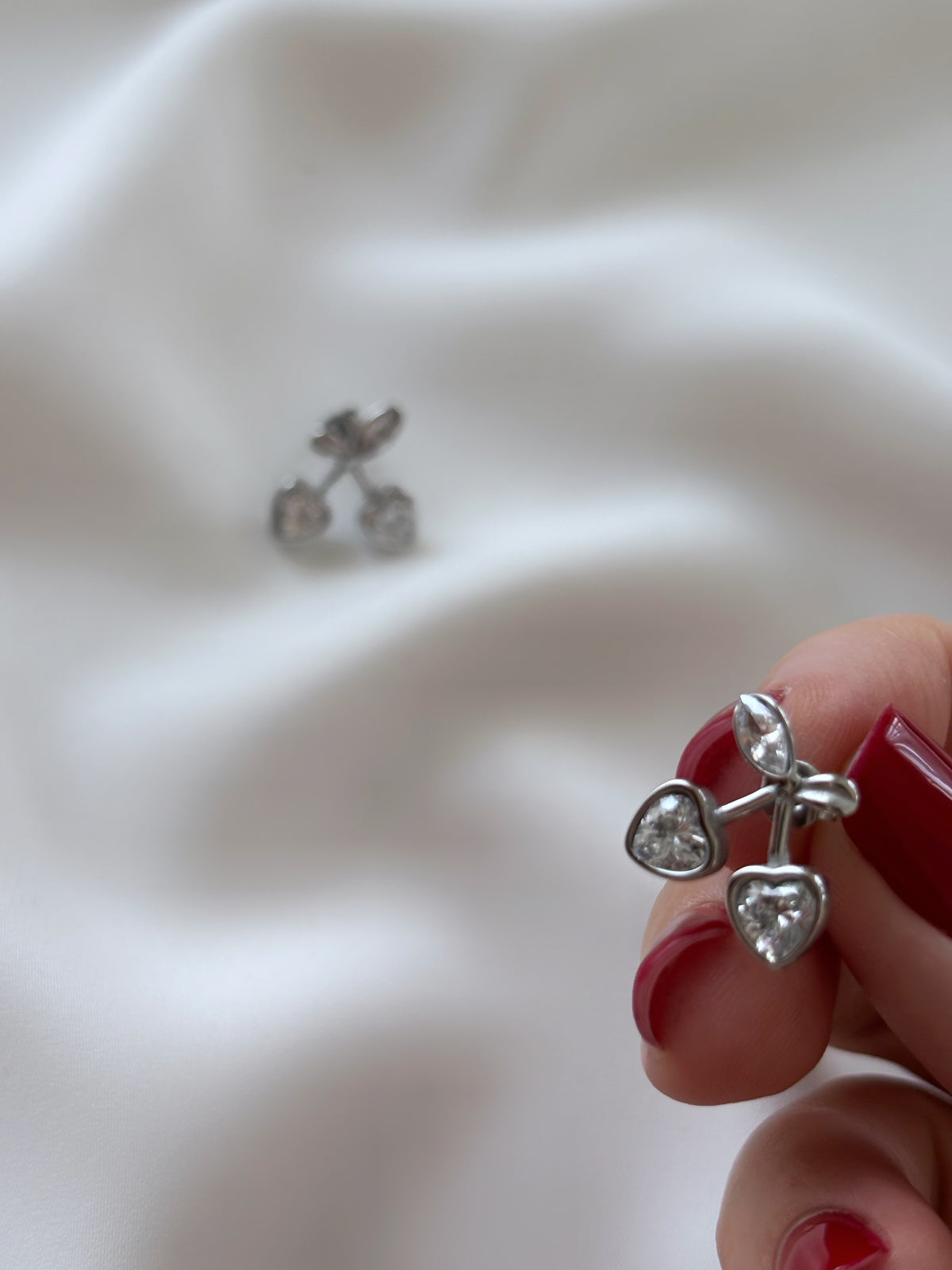 Orecchini CHERRY SILVER