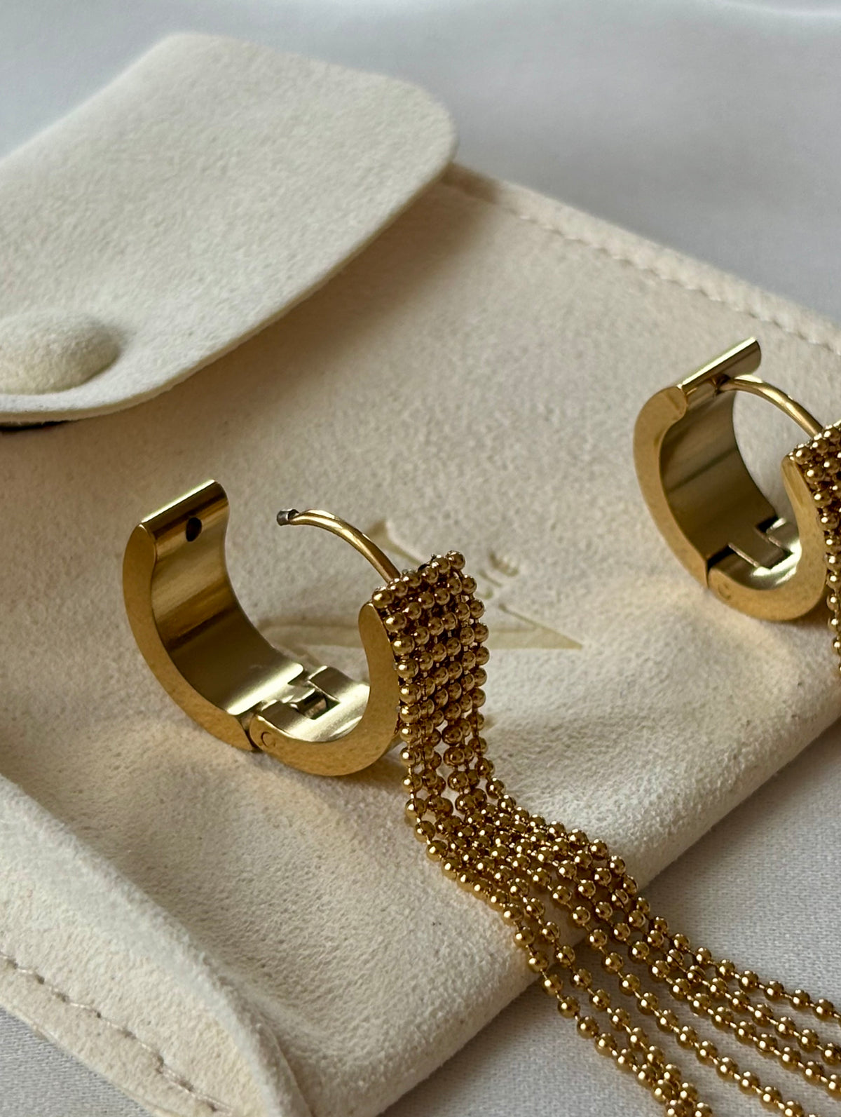 Orecchini NAPPA HOOPS GOLD