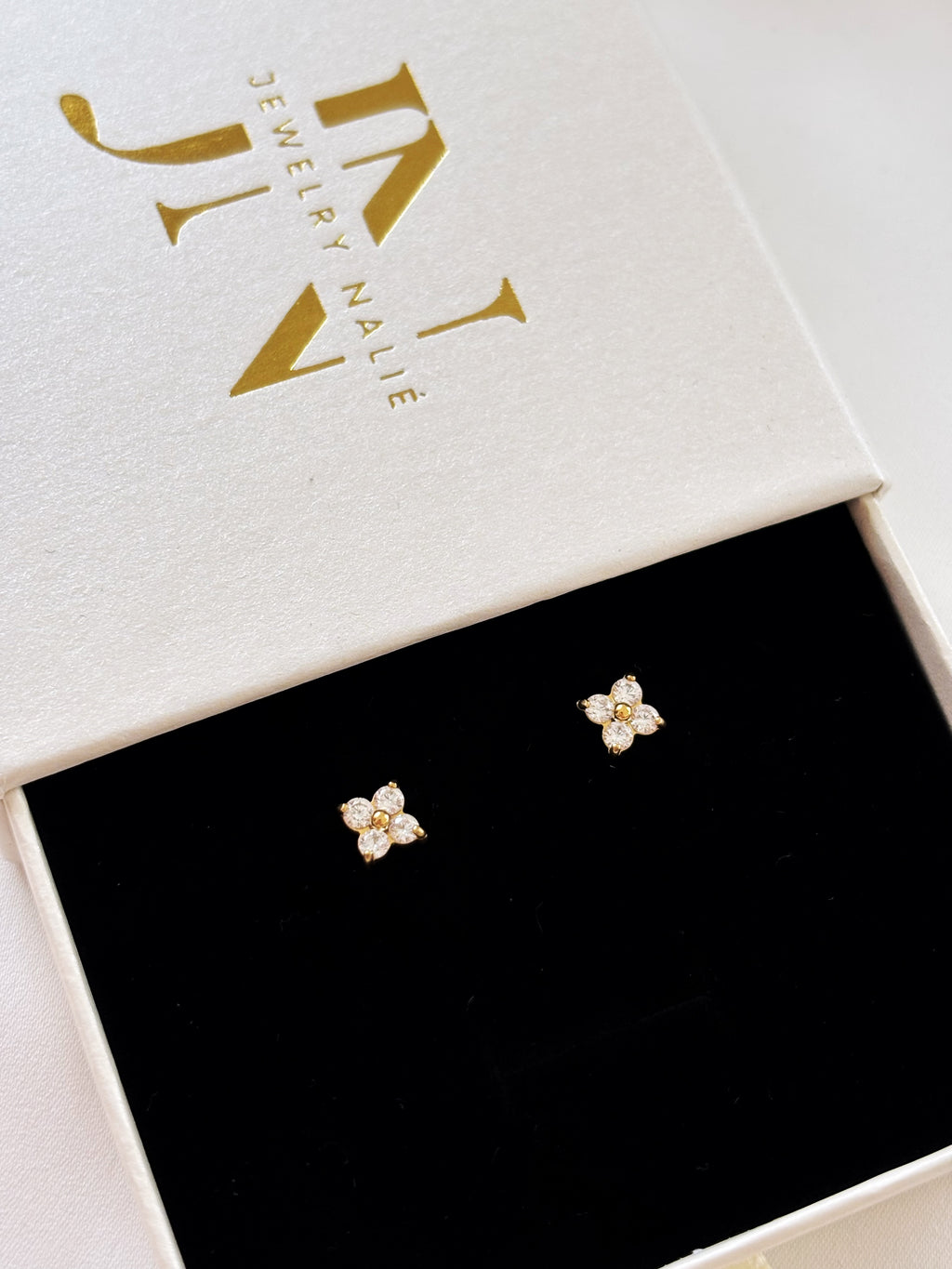 Orecchini CHIODINI CON CRISTALLI GOLD