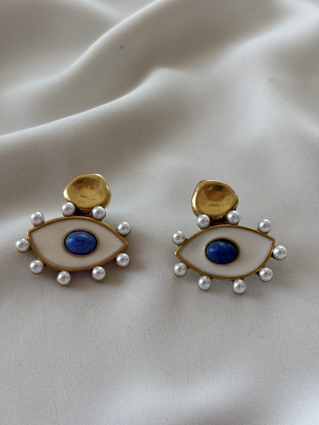 Orecchini LUCKY EYE BIANCO