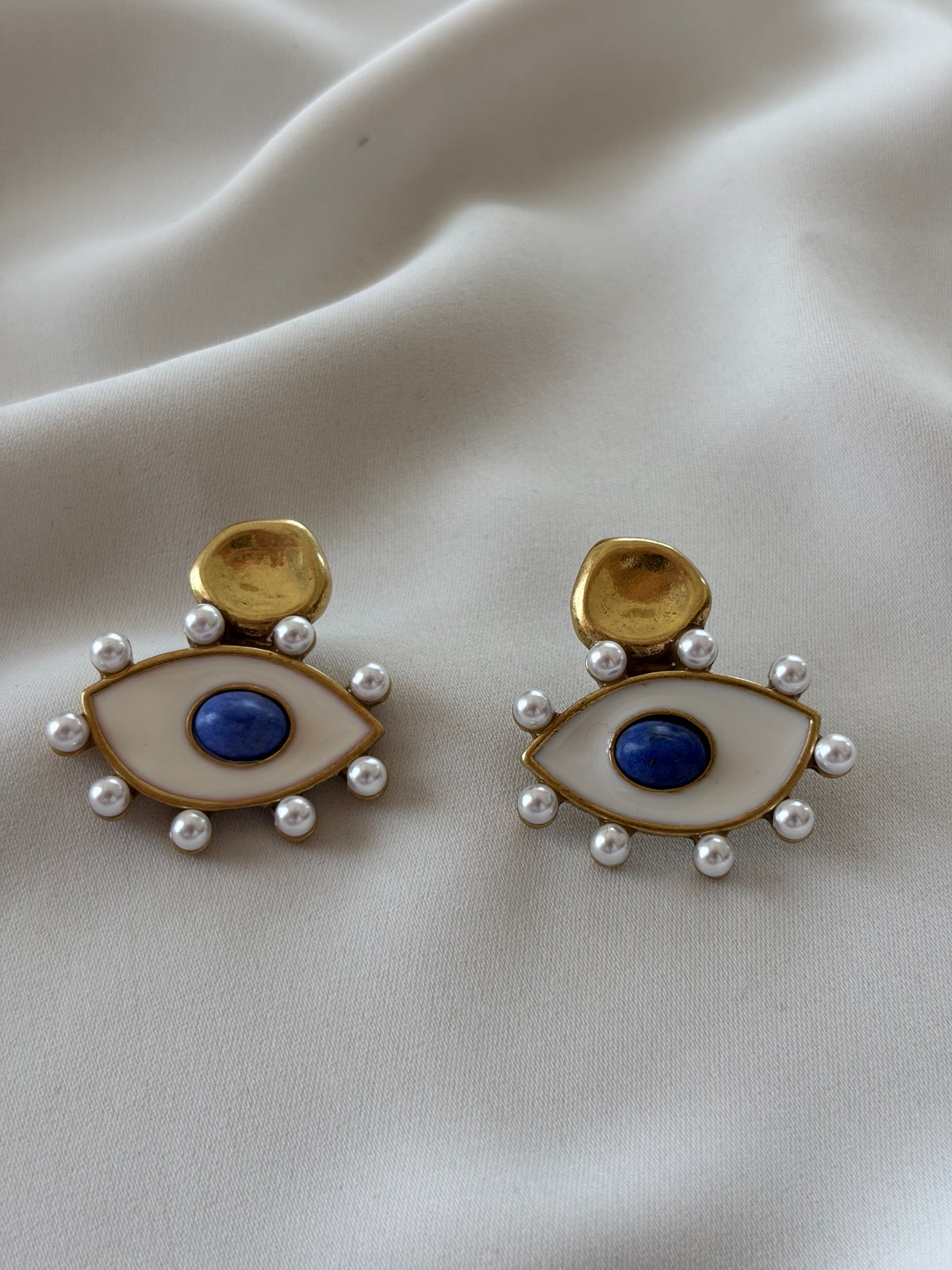 Orecchini LUCKY EYE BIANCO