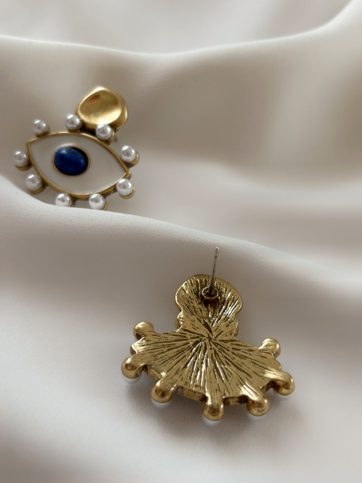 Orecchini LUCKY EYE BIANCO