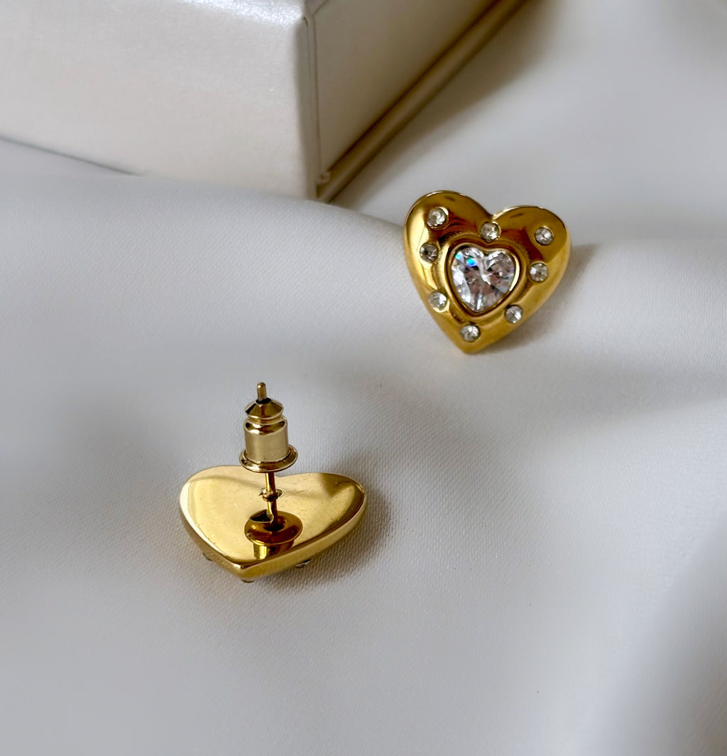 Orecchini CUORE SACRO GOLD