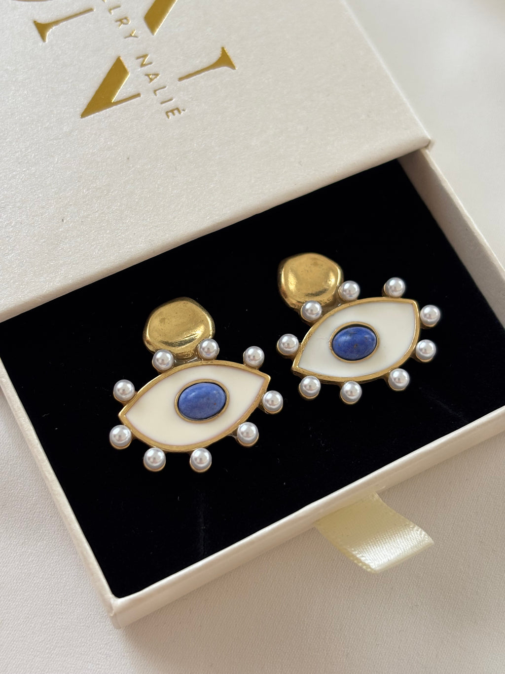 Orecchini LUCKY EYE BIANCO