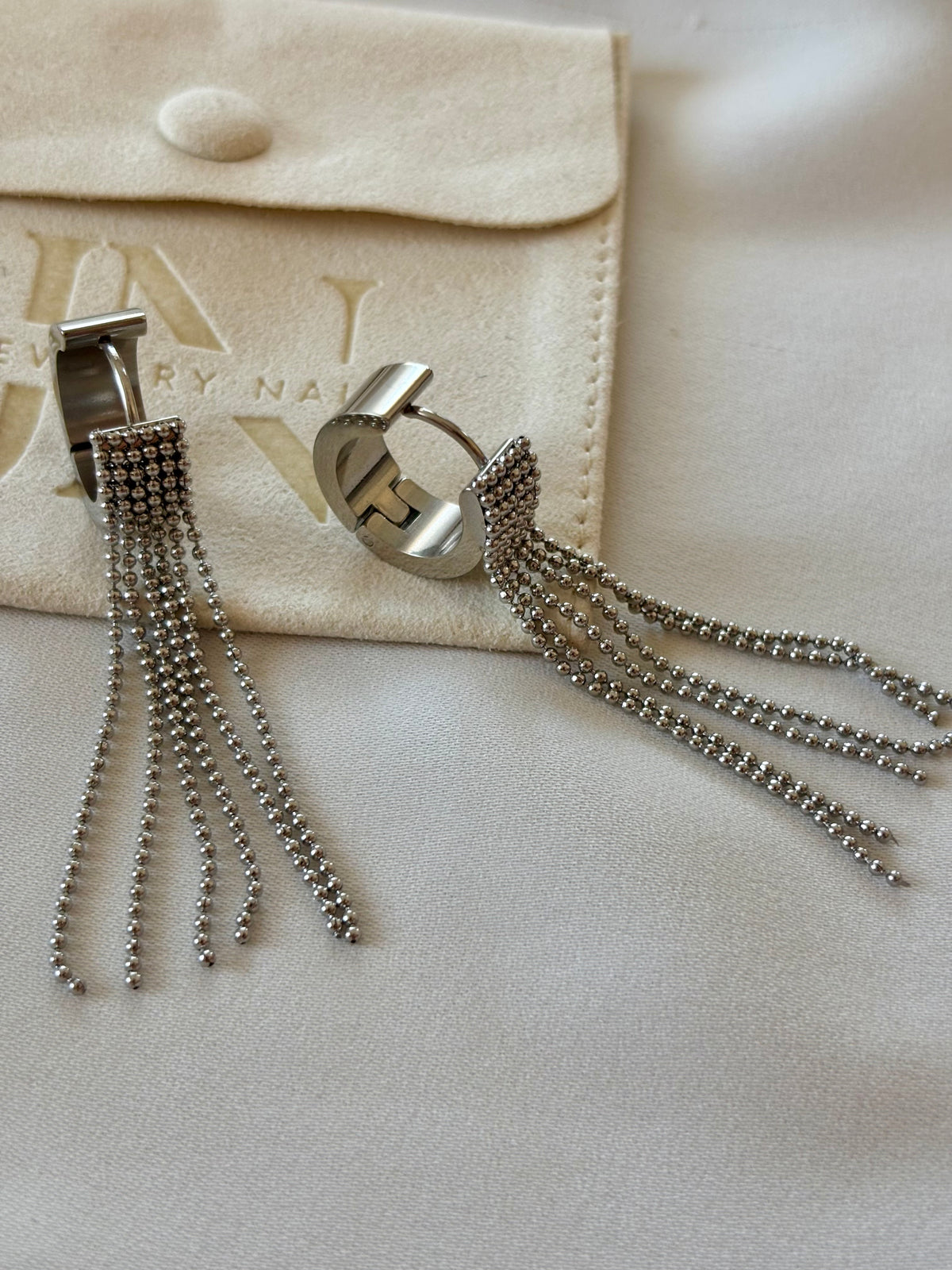 Orecchini NAPPA HOOPS SILVER