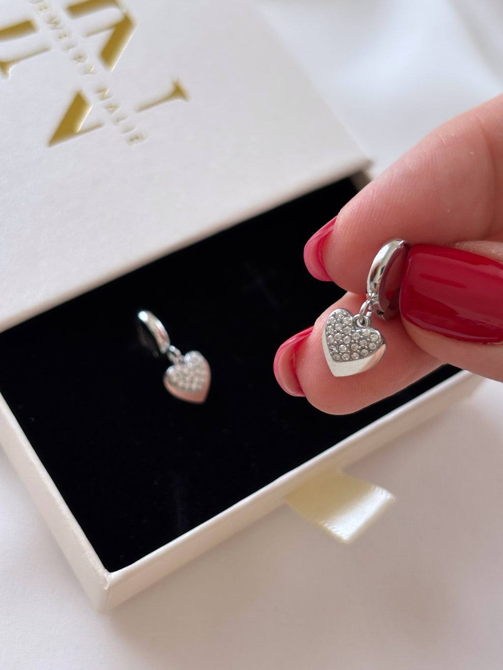 Orecchini HOOPPY CUORICINI SILVER