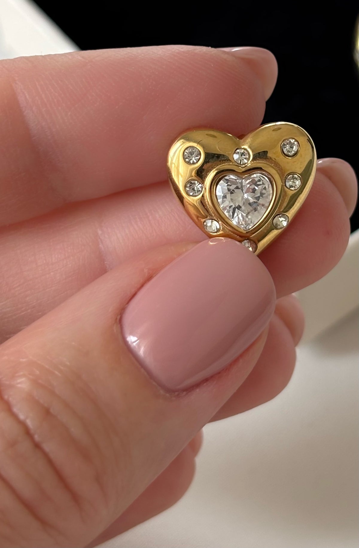 Orecchini CUORE SACRO GOLD