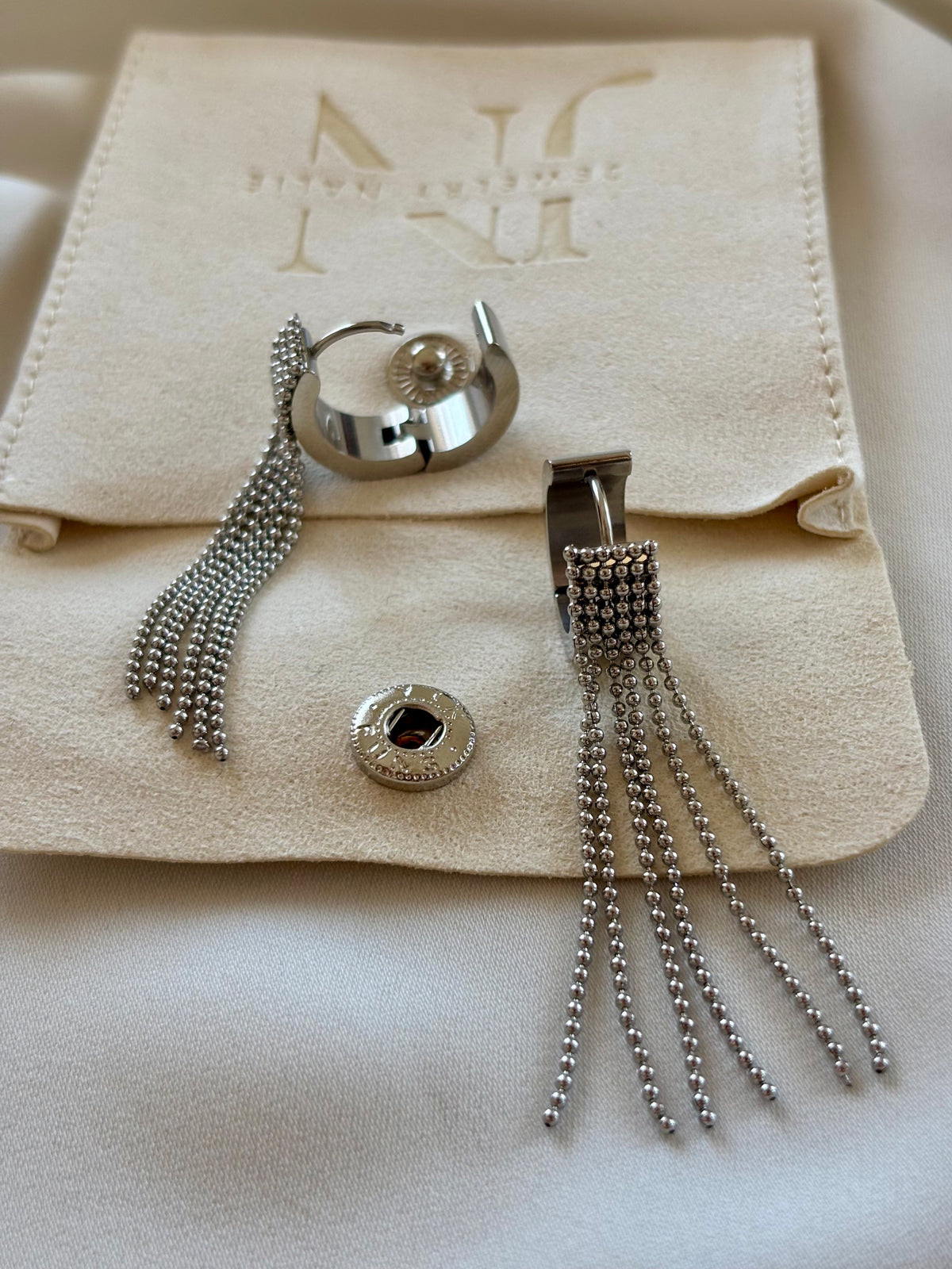 Orecchini NAPPA HOOPS SILVER