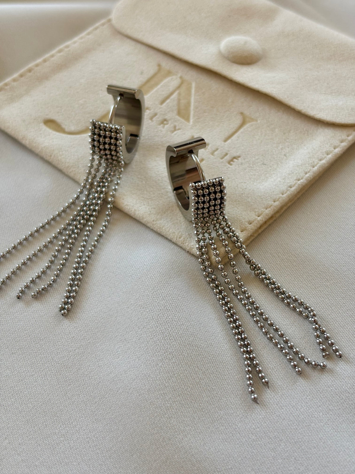 Orecchini NAPPA HOOPS SILVER