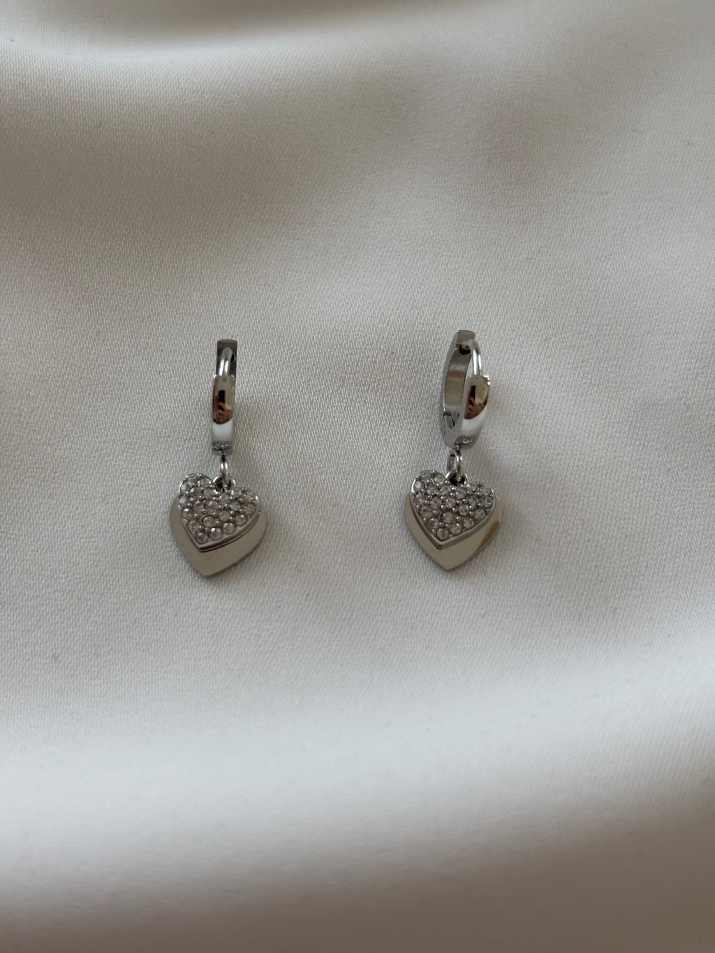 Orecchini HOOPPY CUORICINI SILVER