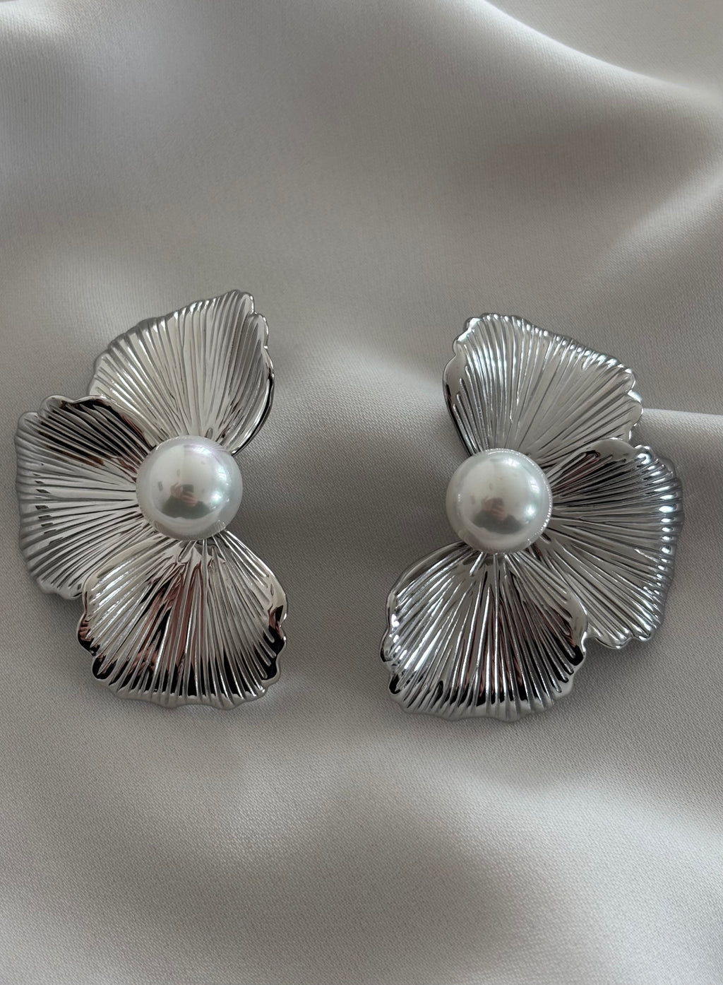Orecchini FLOREALI MAXI SILVER