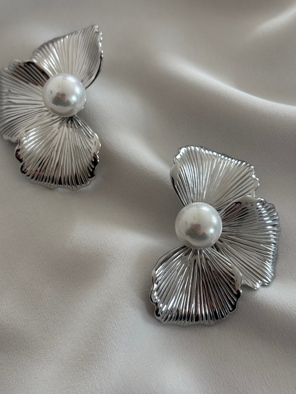 Orecchini FLOREALI MAXI SILVER