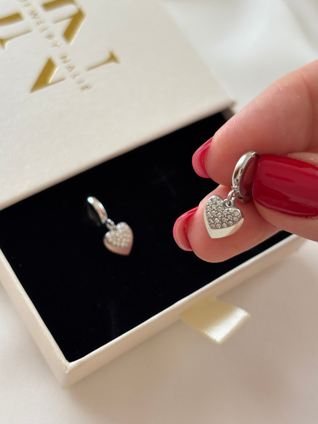 Orecchini HOOPPY CUORICINI SILVER