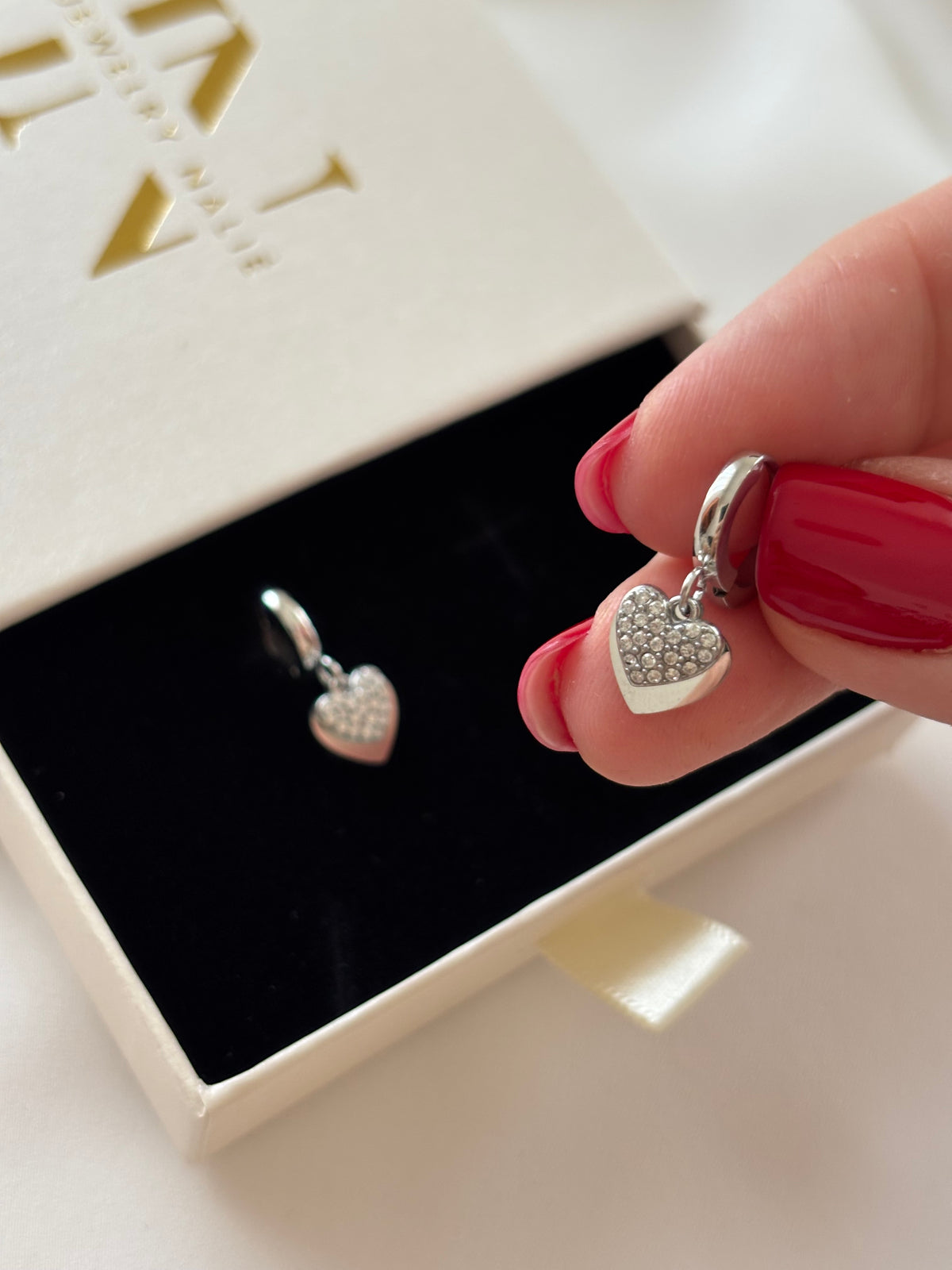 Orecchini HOOPPY CUORICINI SILVER