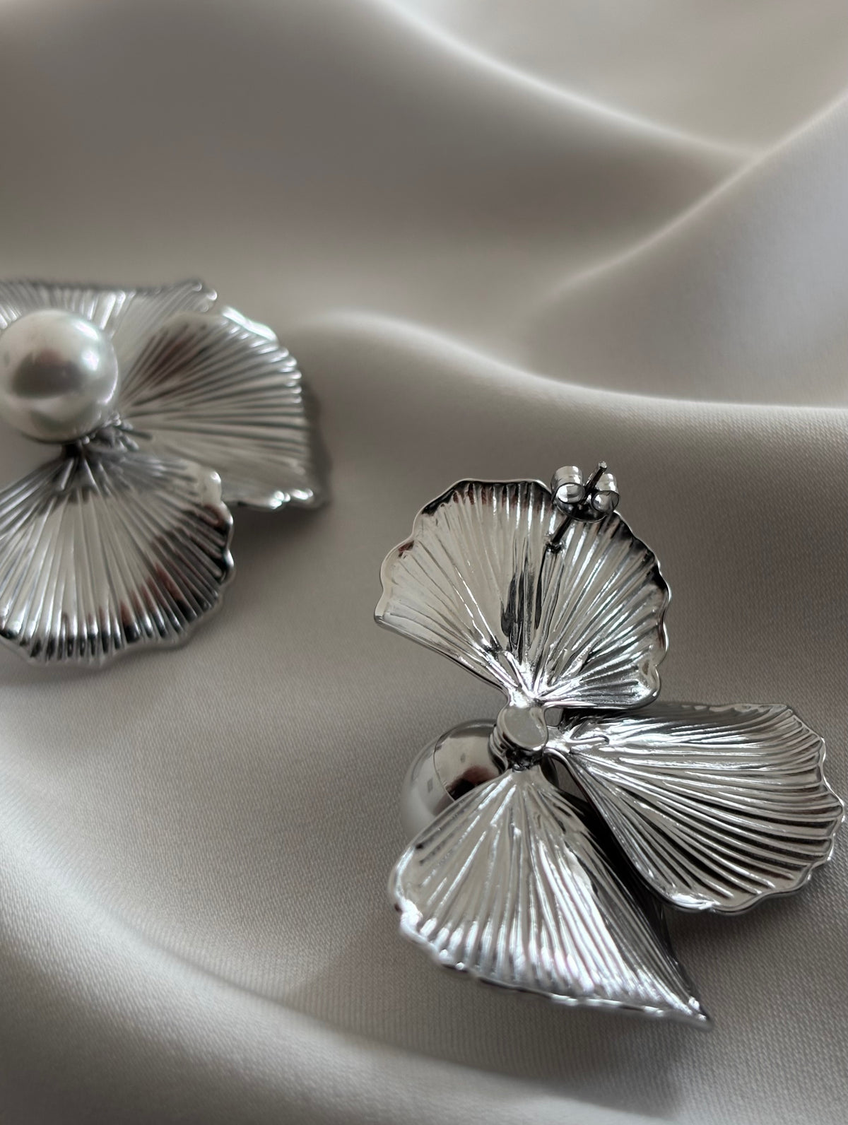 Orecchini FLOREALI MAXI SILVER